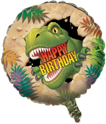 Folija balons "Dinozaurs Dins" (45 cm)